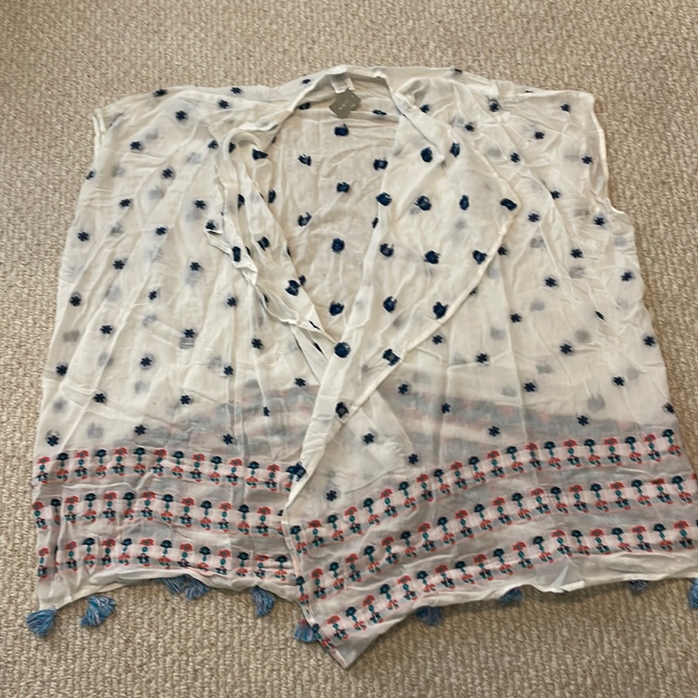 J.Crew caftan or beach robe.